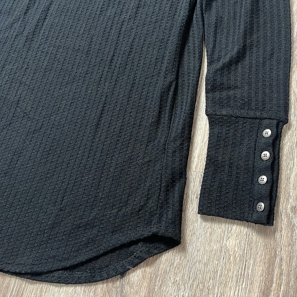 Chaser Long Sleeve Thermal Waffle Knit Shirt Size - Picture 6 of 12